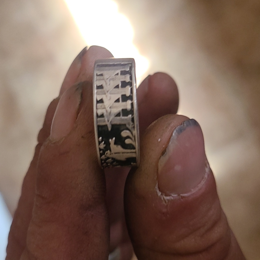 Silver ring - Picture 4 of 5